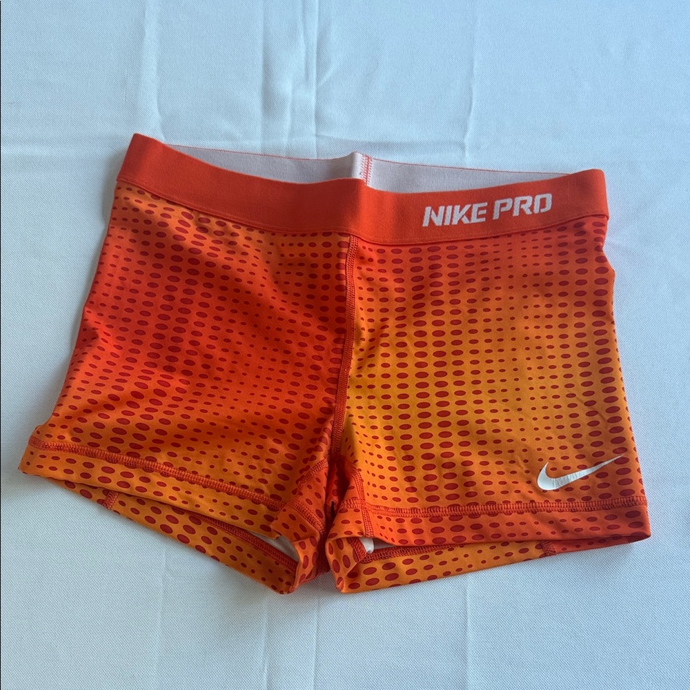 Nike Pro Orange Gradient Shorts